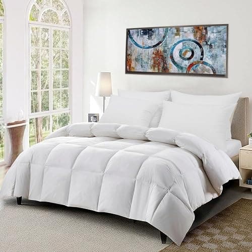 Gooeb Flat Ultra Thin Bed Pillows King Size Pillow Set of 2 Extra Soft Down Alternative for Stomach Side Back Sleeper White 20x36inches thumbnail 6