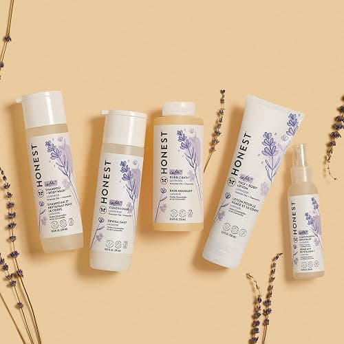 The Honest Company Foaming Bubble Bath Gentle Tear-Free Hypoallergenic Baby Wash with Naturally Derived Ingredients Lavender Calm 12 fl oz thumbnail 3