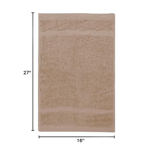 Avalon Towels Salon Towel - Beige Hand Towels Bulk Pack of 24 - 100% Cotton Absorbent Spa, Facial & Gym Towel for Working Out - 16x27 Inches (Not Bleach Proof) thumbnail 3