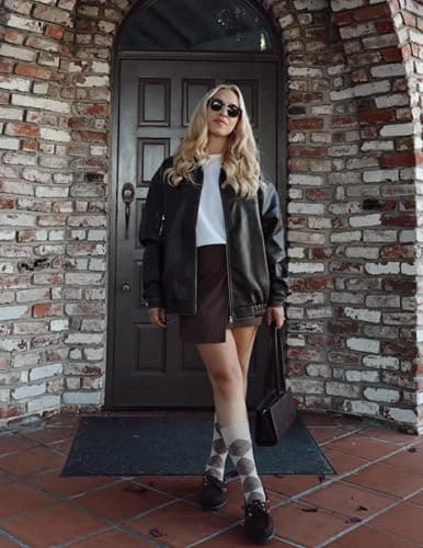 Aelfric Eden Jackets Multi Pocket Faux Leather Cropped Jacket Classic Vintage Comfy Soft Coats 2026 Trendy Outfits thumbnail 2