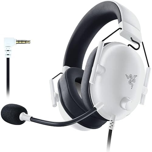 Razer BlackShark V2 X Gaming Headset: 7.1 Surround Sound - 50mm Drivers - Memory Foam Cushion - for PC, Mac, PS4, PS5, Switch - 3.5mm Audio Jack - White - Image 1