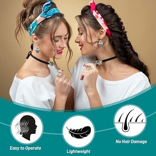 Acejoz Hair Rollers for Blowout Look, 38 Pcs Self Grip Hair Rollers Set with 4 Sizes, 12 Pcs Hair Clips, Comb and Storage Bag for Hair Volume (Black) thumbnail 7