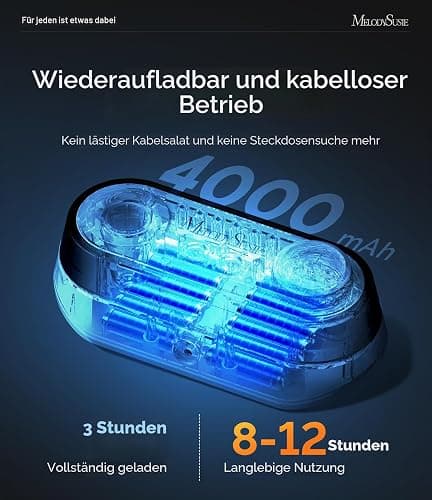 MelodySusie Professioneller Tisch-Nagelfräser SC320A für Nageldesigner | 30.000 U/min, Wiederaufladbar, LED-Anzeige, Aufsatzhaltern, zum Nageldesign & Gel-Entfernung, für Salon thumbnail 6