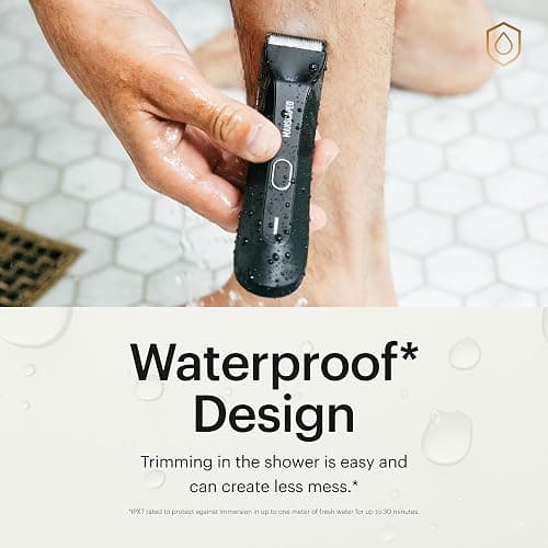 MANSCAPED® The Lawn Mower® 4.0, Electric Groin Hair Trimmer, Replaceable SkinSafe® Ceramic Blade Heads, Waterproof Wet/Dry Clippers, Rechargeable, Wireless Charging, Male Hygiene Grooming Razor thumbnail 3