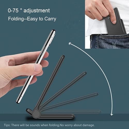 2 in 1 Wireless Charger,Foldable 20W Fast Wireless Charging Stand Compatible with iPhone 16/16 Pro/15/14/13/12/X/AirPods,Dual Phone Induction Charge Station for Samsung,Pixel,Xperia,LG(No Plug) thumbnail 7
