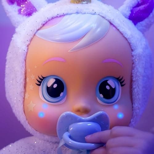 Cry Babies Goodnight Dreamy - Sleepy Time Baby Doll with LED Lights, for Girls and Boys Ages 18M and Up, Multicolor thumbnail 5