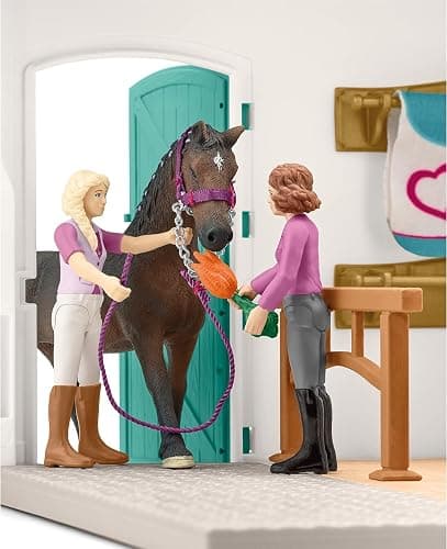 Schleich Horse Club - 67Pc Horse Shop Playset - Kids Ages 5+ | 42568 | Horse Figurine, Equestrian Toy for Girls 5+, Realistic Horse Toy, Screen-Free Imaginative Pretend Play, Party Gifts thumbnail 6