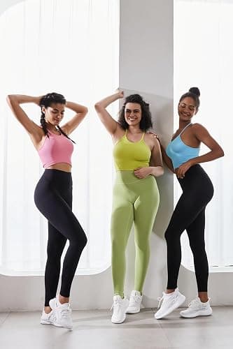 Sunzel Nunaked Workout Leggings for Women, Tummy Control Compression Workout Gym Yoga Pants, No Front Seam & High Waist thumbnail 5