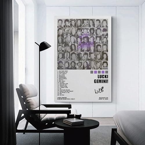 Lucki GEMINI! Canvas Poster Bedroom Decoration Landscape Office Valentine's Birthday Gift Unframe-style12x18inch(30x45cm) thumbnail 3