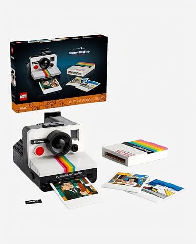 LEGO Ideas Polaroid OneStep SX-70 Building Set for Adults - Vintage Polaroid Model DIY Craft Kit, Ages 18+ - Gift for Birthdays - 21345 thumbnail 7