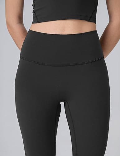 Colorfulkoala Dreamlux No Front Seam Leggings for Women 25"/28" Inseam, Seamless High Waisted Buttery Soft Yoga Pants thumbnail 5
