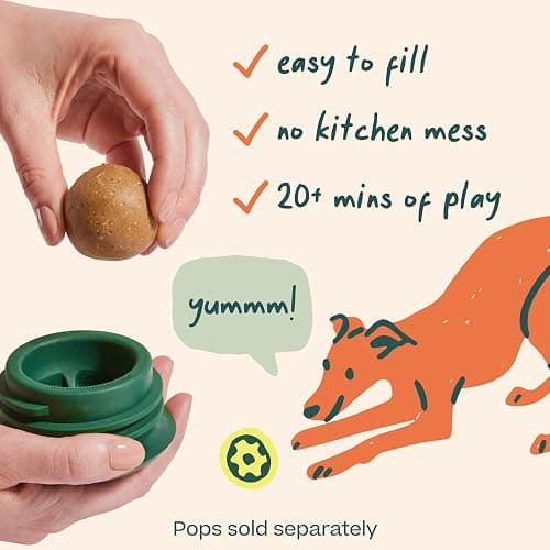 WOOF Pupsicle - Long-Lasting Interactive Dog Toy to Keep Your Pup Busy and Distracted - Safe for Dogs - Low-Mess Design - Dog Toys for Medium and Large Dogs 25-75 lbs thumbnail 3