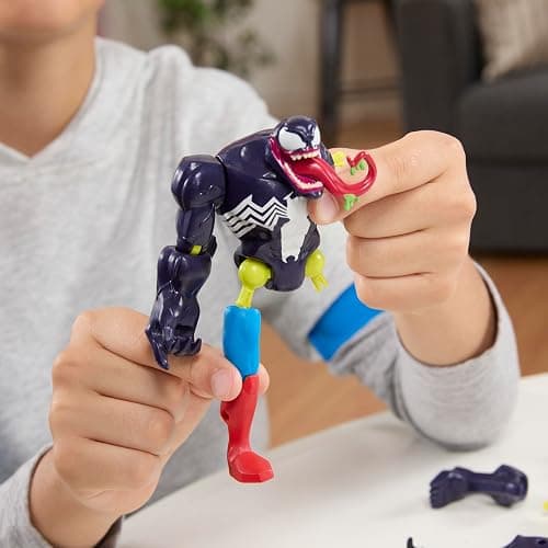 SPIDER-MAN Marvel MixMashers Venom vs. Venomized, Custom Action Figure & Accessories 2-Pack, 5-Inch-Scale Super Hero Toys for Kids Ages 4+ (Amazon Exclusive) thumbnail 4
