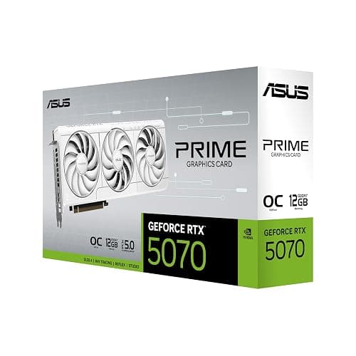 ASUS The SFF-Ready Prime GeForce RTX™ 5070 12GB GDDR7 White OC Edition Graphics Card (PCIe® 5.0, 12GB GDDR7, HDMI®/DP 2.1, 2.5-Slot, Axial-tech Fans, Dual BIOS) thumbnail 23