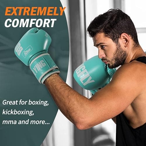 FIVING Boxing Gloves for Men and Women Suitable for Boxing Kickboxing Mixed Martial Arts Muay Thai MMA Heavy Bag Training thumbnail 5