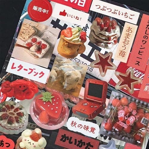 45 Pieces of Japanese Ancient Comic Style Material Handbook – 800+ Designs in 1 Book, Aesthetic Stickers with Retro Manga Vibes, DIY Art Illustrations Stickers Book for Journaling, Scrapbooking(3 SET) - 3 Set thumbnail 3