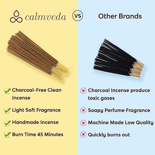 Halloween Pumpkin Spice Incense Sticks Fall - Fruity Spicy Aroma, 80-Pack | Charcoal Free Made from Upcycled Flowers, IFRA compliant aroma, Fall incense for Autumn, Autumn Gift thumbnail 5