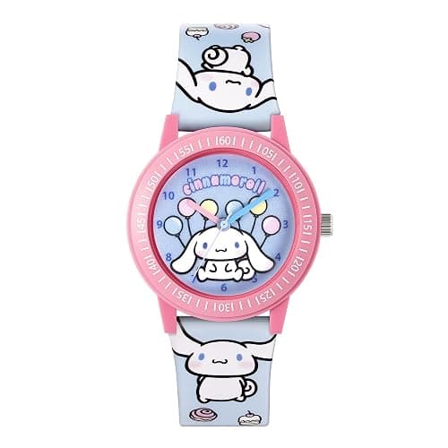 Hello Kitty Cinnamonroll Children's Time Teacher Learn to Tell the Time Watch for School, Gifts for Kids, Girls - Image 1