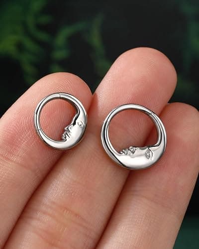 Moon Daith Earring thumbnail 6