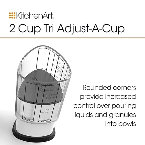KitchenArt Pro Adjustable Measuring Set, Includes Adjustable Tablespoon, Teaspoon, and 2 Cup Measuring Cup thumbnail 5