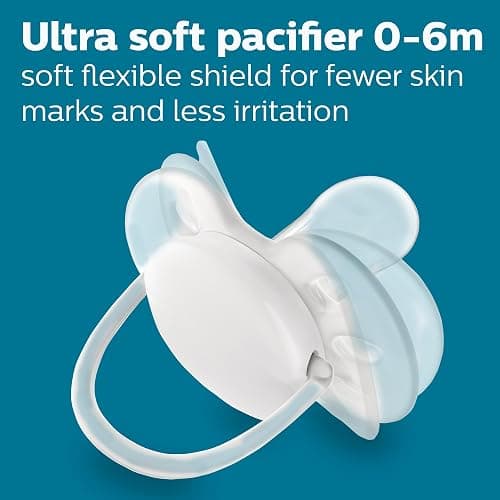 Philips Avent Anti-colic Baby Bottle with AirFree Vent Newborn Gift Set With Snuggle, Clear, SCD306/10 thumbnail 5