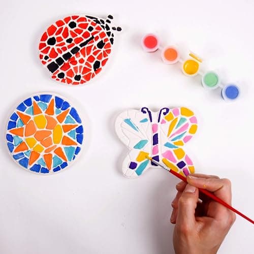 Creative Roots Paint Your Own Butterfly, Ladybug & Sun Stepping Stone by Horizon Group USA, 1 box of 3 count thumbnail 2