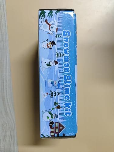 LAWOHO Build a Snowman Kit with Clay & Clear Slime, Snowman Crafts for Kids, Slime Making Kit for Girls & Boys, for Kid Indoor Decorations Christmas Crafts, Kids Stocking Stuffers thumbnail 14