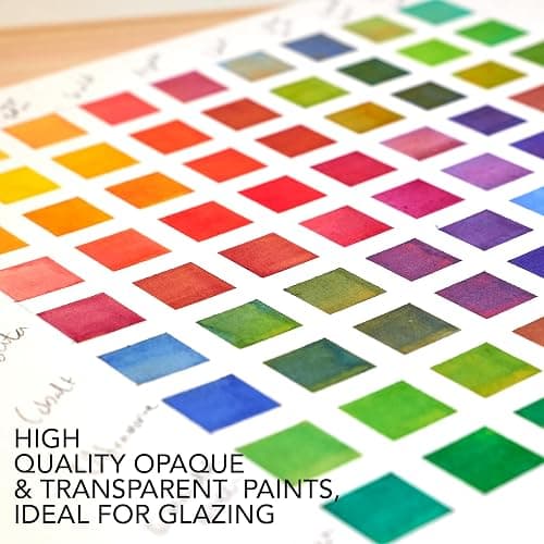 CHROMATEK Watercolor Paint Set - 48 Piece Kit for Adults, Beginners & Professional Artists - 48 x 12ml Liquid Water Color Tubes - Richly Pigmented Vibrant Colors - Art Supplies thumbnail 6