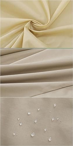 Chrisuno Women's Double Breasted Trench Coats Mid-Length Belted Overcoat Long Dress Jacket with Detachable Hood - Large - Khaki thumbnail 7