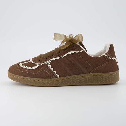 CUSHIONAIRE Belinda Women’s Lace Detail Casual Sneakers – Elegant Ribbon Lace-Up Shoes with Memory Foam thumbnail 8