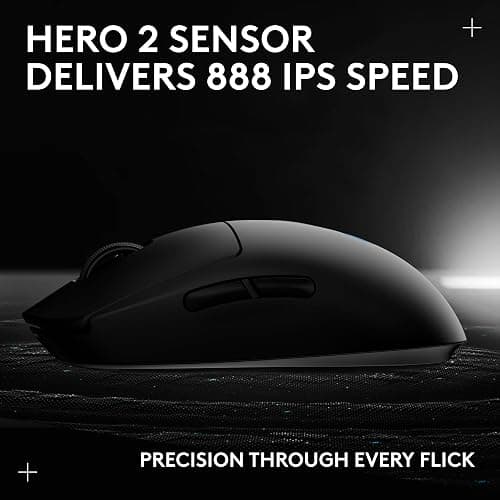 Logitech G PRO 2 Lightspeed Wireless Gaming Mouse, Right- or Left-Handed Mouse with up to 4 Customizable and Switchable Magnetic Side Buttons, 44K DPI Sensor, USB-C Charging, for PC/Mac - Black thumbnail 11