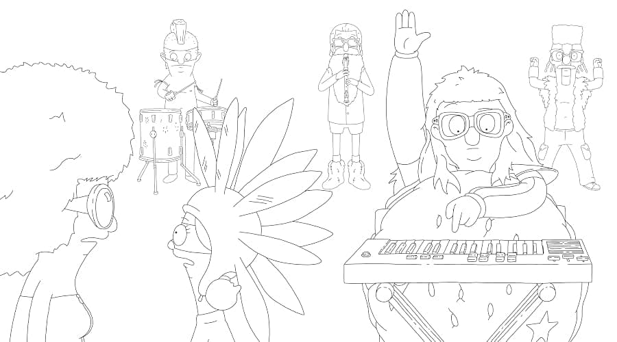 The Official Bob's Burgers Coloring Book thumbnail 4