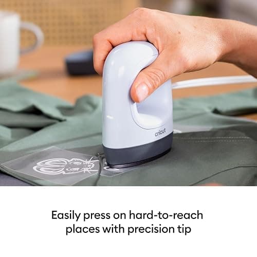 Cricut EasyPress Mini™ LT - Blush Pink - Mini Heat Press for Pressing Shoes, Baby Clothes, T-Shirts, & More - Easy to Use with a Single Setting - Precision Tip - Compact & Portable Mini Iron thumbnail 6