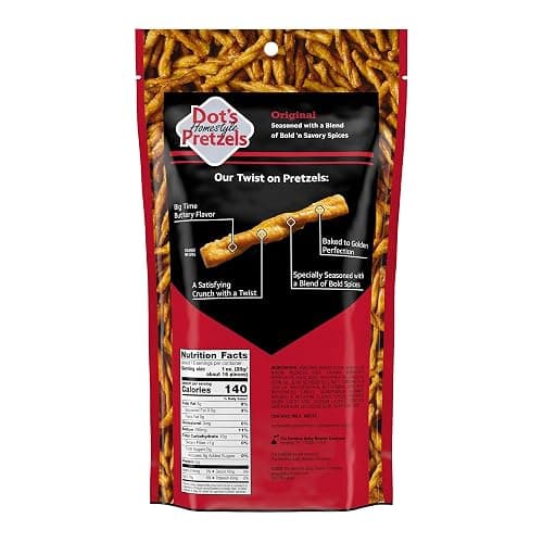 Dot's Pretzels Original Seasoned Pretzel Twist Snack, 16oz Grocery Sized Bag thumbnail 2