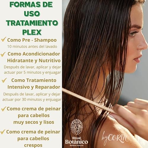 KIT 5 Crecimiento Acelerado y Ultra Reparador S.O.S: Shampoo de Cebolla, Mascarilla para el Cabello, Acondicionador Intensivo PLEX, DUO Termoprotector para Cabello con Feromonas (+ Obsequio Ritual) thumbnail 8