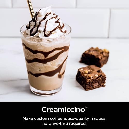 Ninja NC501 CREAMi Deluxe 11-in-1 Ice Cream & Frozen Treat Maker with 2 XL Family Size Pint Containers, Silver (Renewed) thumbnail 4