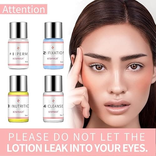 2024 Upgraded Lash Lift Kit, Professional Semi-Permanent Curling Eyelash Perm Kit Suitable for Salon & Home Use thumbnail 6