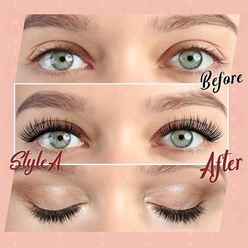 Higu clace Magnetic Eyelashes 1 Pairs Magnetic Eyelashes with Applicator Soft Magnetic Lashes Natural Look Wispy Magnet Lashes Without Eyeliner Easy to Wear and Remove (DJCX-A02) thumbnail 4