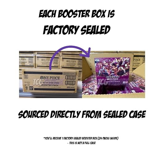 OP11 Booster Box English A Fist of Divine Speed Booster Box Display Factory Sealed for OP11 One Piece English TCG (24 Packs) thumbnail 2