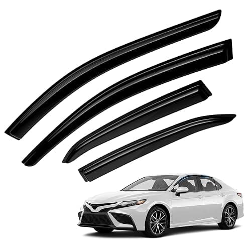 Camry Rain Guards- Window Visors for Toyota Camry 2018-2024, Out-Channel Side Window Rain Guards for Camry Accessories, 4PCS, Black, Car Accessories - Image 1