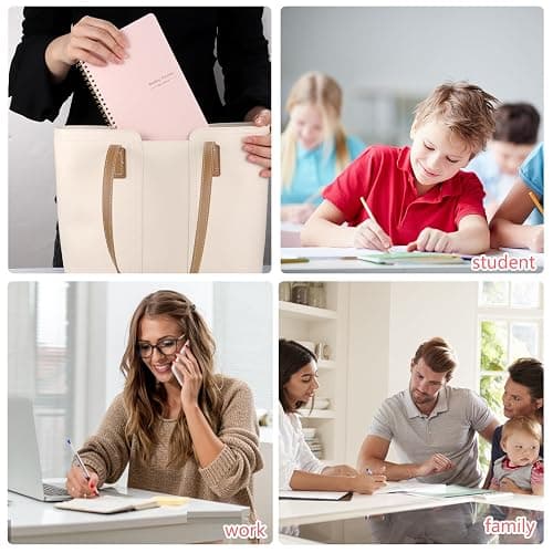 To Do List Notebook, A5 Weekly Planner Undated, Planning Pad Checklist Productivity Organizer 52 Pages for Students, Work, Fitness(Pink) thumbnail 6