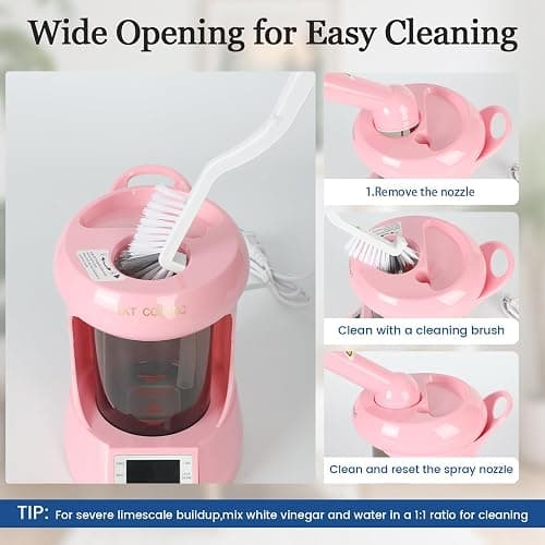 LKT COBTAC 2 in 1 Hair Steamer, Hair Facial Steamer | 300ml water tank,with timing function,suitable for all hair types,for personal home use thumbnail 7