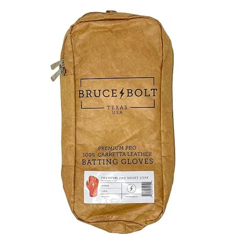 BRUCE BOLT Original Series Short Cuff Batting Gloves - Multiple Colors - Adult & Youth Sizes thumbnail 4