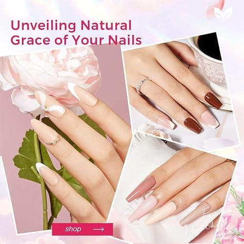 Morovan Nude Nail Polish Set: 6PC Neutral Pink Milky Skin Color Nail Polish Kit Pale Beige Cream Taupe Tan Brown Natural Mini Summer Manicurist Beautify Women Girls Gift thumbnail 3