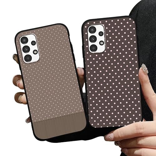 brown polka dot phone cases - Image 1