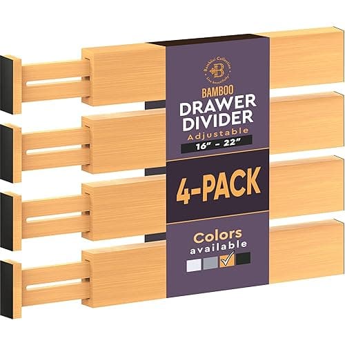 Bamboo Drawer Dividers