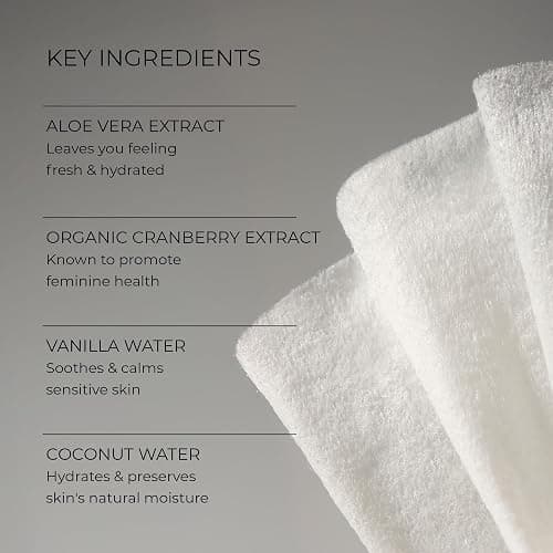 Woo More Play Freshies: All-Natural Feminine Intimacy Towelette Wipes with Coconut Oil and Aloe Vera, Promotes Feminine Health & Helps Alleviate Irritation - Vegan and Cruelty Free, 10ct thumbnail 3