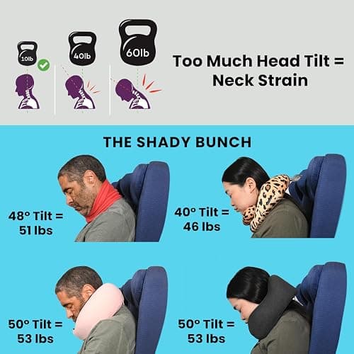Cabeau Travel Pillow for Long Flights – Evolution X - Memory Foam Neck Support - Comfort On-The-Go for Airplane, Train, and Car (Turquoise) with Evolution X Travel Bag - Black thumbnail 4