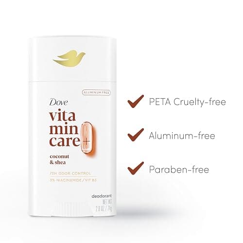 Dove VitaminCare+ Aluminum Free Deodorant Stick for 72H Odor Protection Coconut & Shea Breathable Deodorant for Women 2.6 oz thumbnail 4