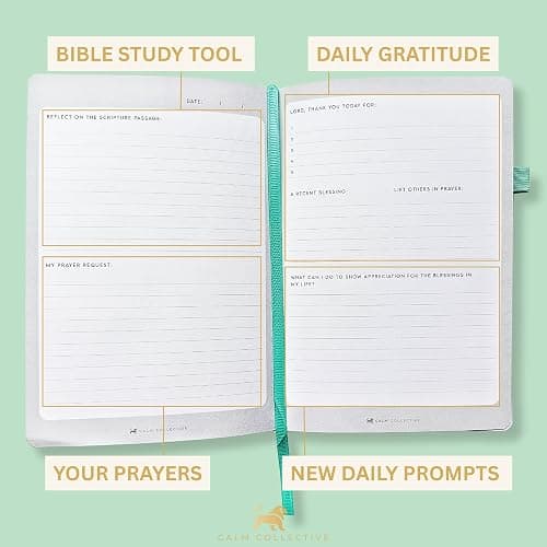 Calm Collective Breathwork & Prayer Journal for Women & Men, 50 Days of Stress Relief & Meditation, Holotropic Breathing Techniques, Reflection, Bible Study Supplies, Christian Gifts, Religious Gift thumbnail 5